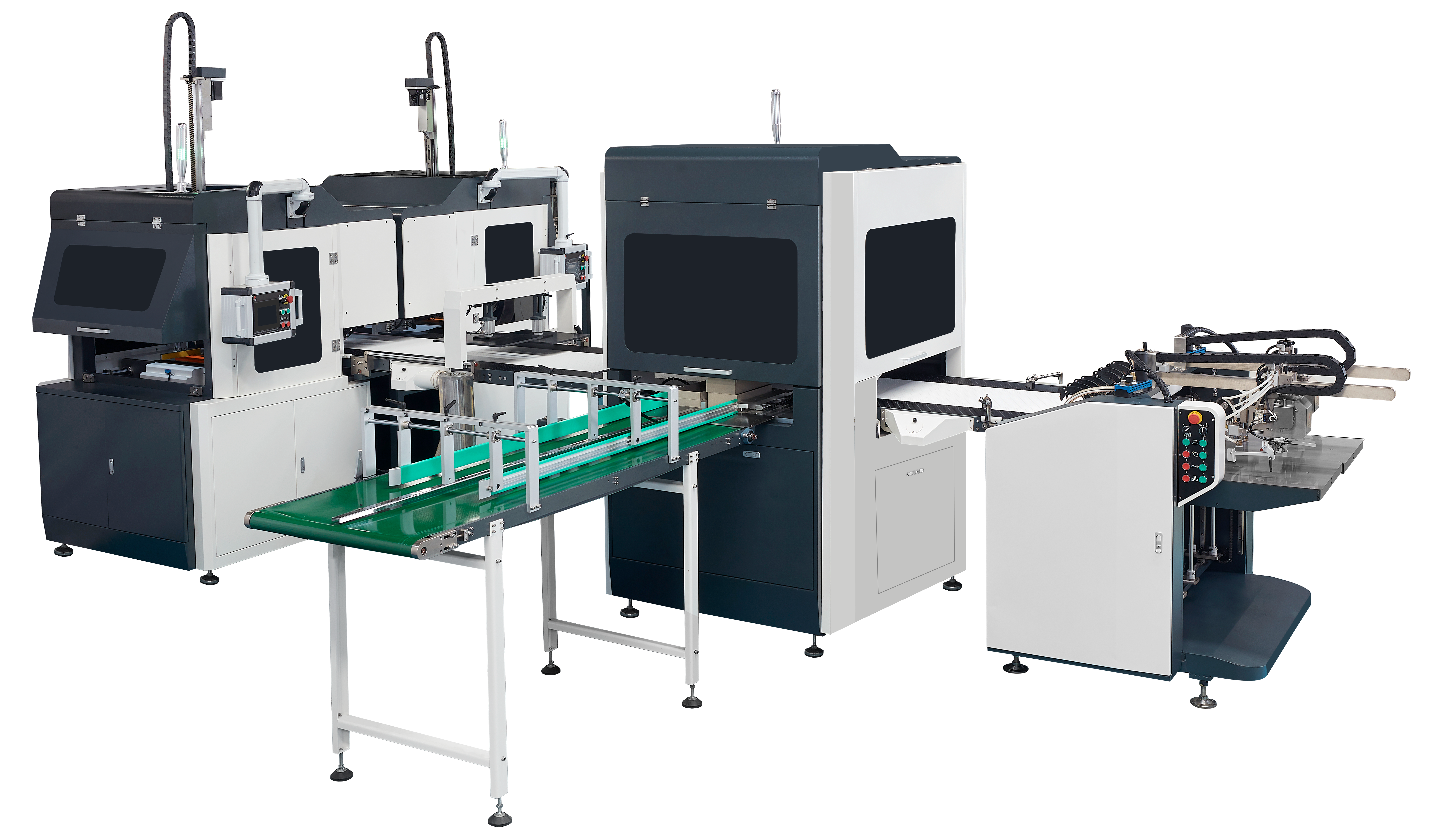  Full Automatic Smart Rigid Box Making Machine for Silk Scarf Box Manufacturer